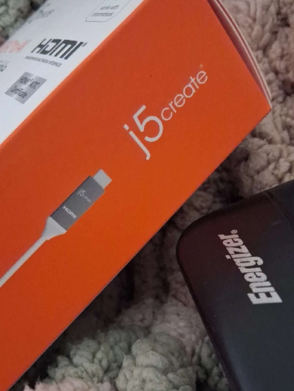j5create USB-C to 4K HDMI Cable - White Cable with Orange Packaging
